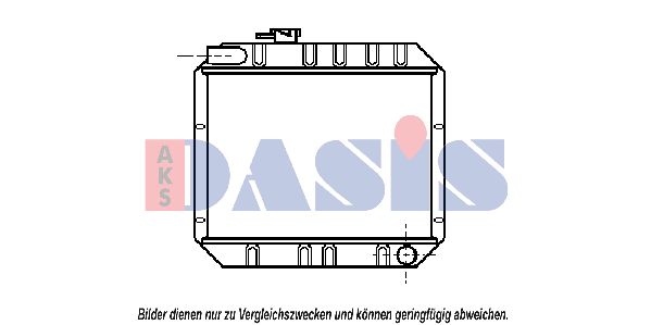 AKS DASIS Radiaator,mootorijahutus 092220N